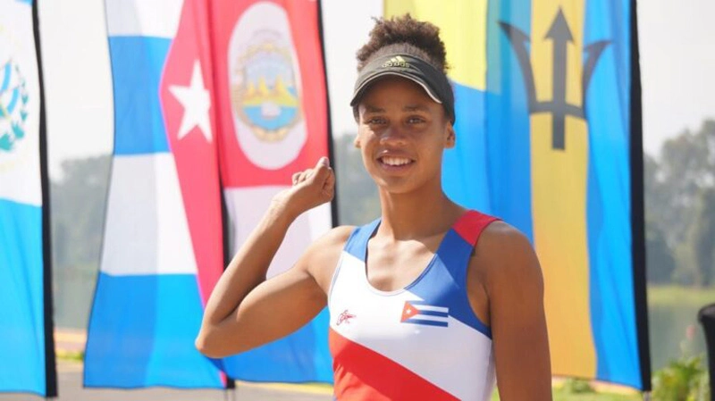 Ana Laura Jiménez, remo, mejor deportista holguinera, año 2023