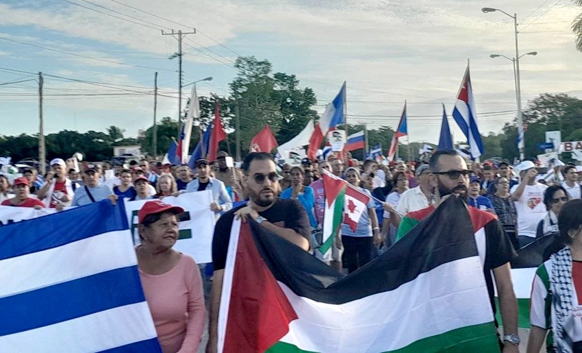 Solidaridad de holguineros, pueblo palestino