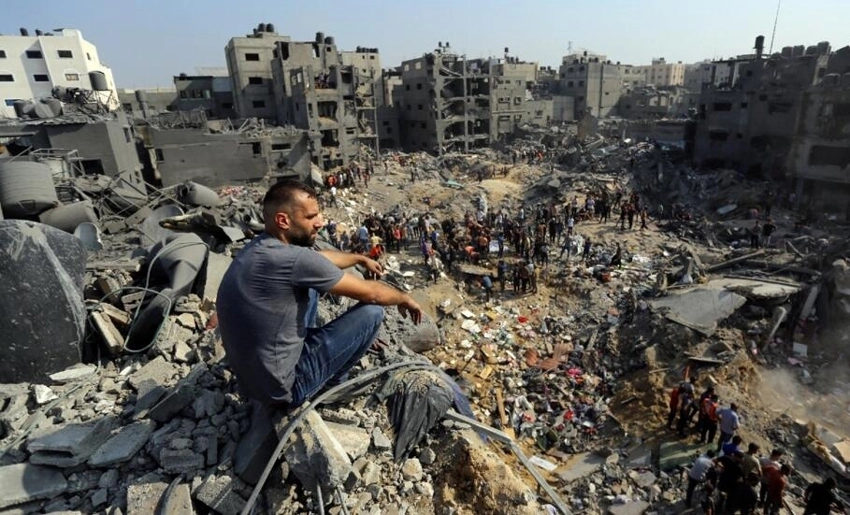 Destrucción en Gaza, Palestina