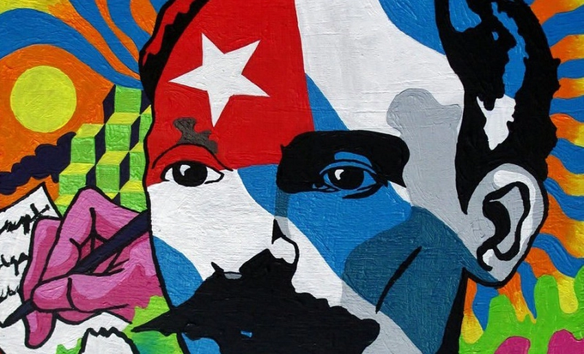 Pintura, José Martí, escritor cubano