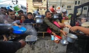 Menores palestinos, hambre, gaza, agresión israelí