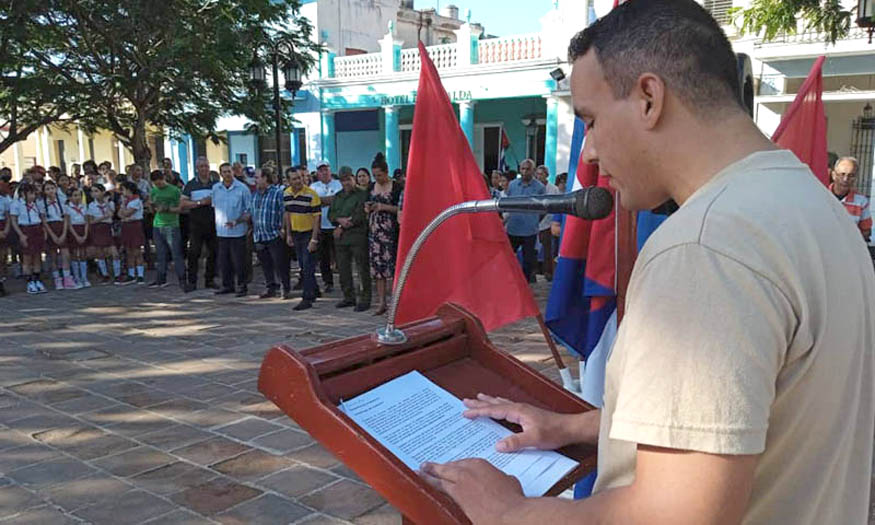 combate, Padre de la Patria, Acto, homenaje, Carlos Manuel de Céspedes, Holguín, Cuba