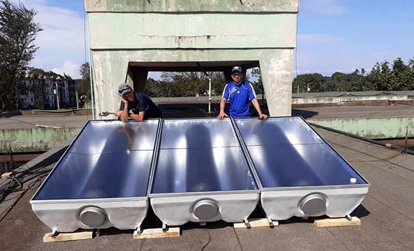 Calentadores solares, Copextel, Holguín, Cuba