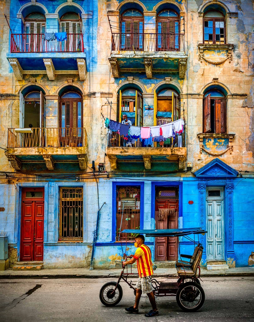 Fotografía, Casa con balcones, La Habana