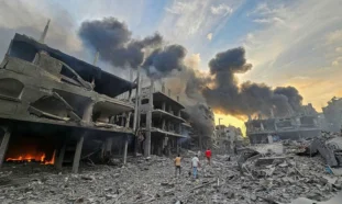 Destrucción, genocidio, Gaza, ataques israelíes