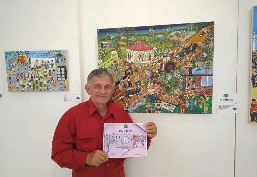 Rolando Salvador Pavón, artista naiff, pintura, Holguín