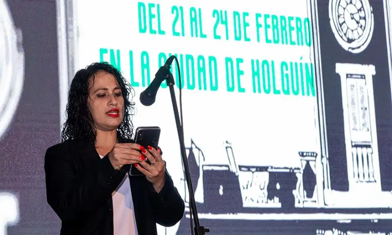 Yakelin Tapia, directora provincial de cultura, Holguín