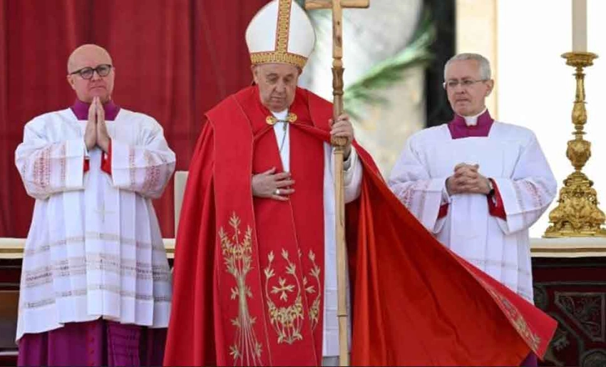 Papa Francisco, Domingo de Ramos, condena atentado terrorista, rusia