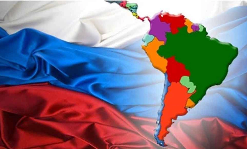 Bandera Rusia, Contienente, América Latina