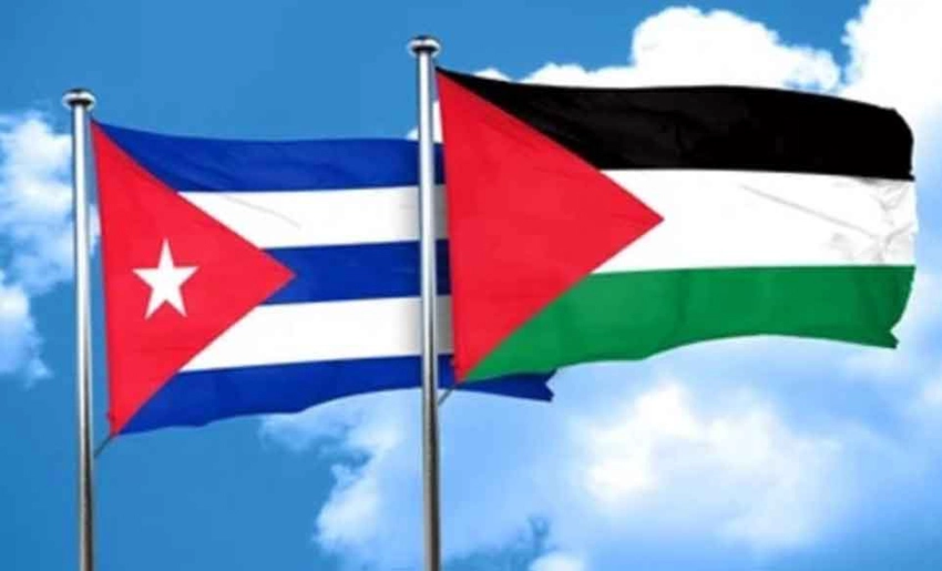 Banderas, Cuba, Palestina