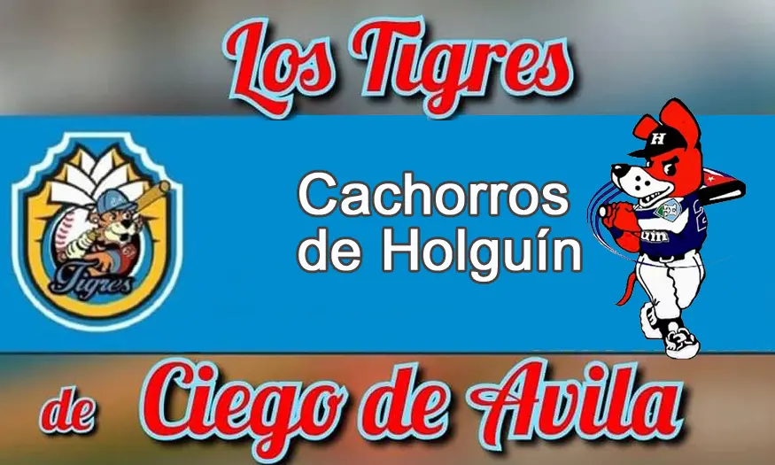 Tigres de ciego de Avila, Cachorros de Holguín, Béisbol, pelota cubana