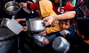 Niños, Gaza, hambruna