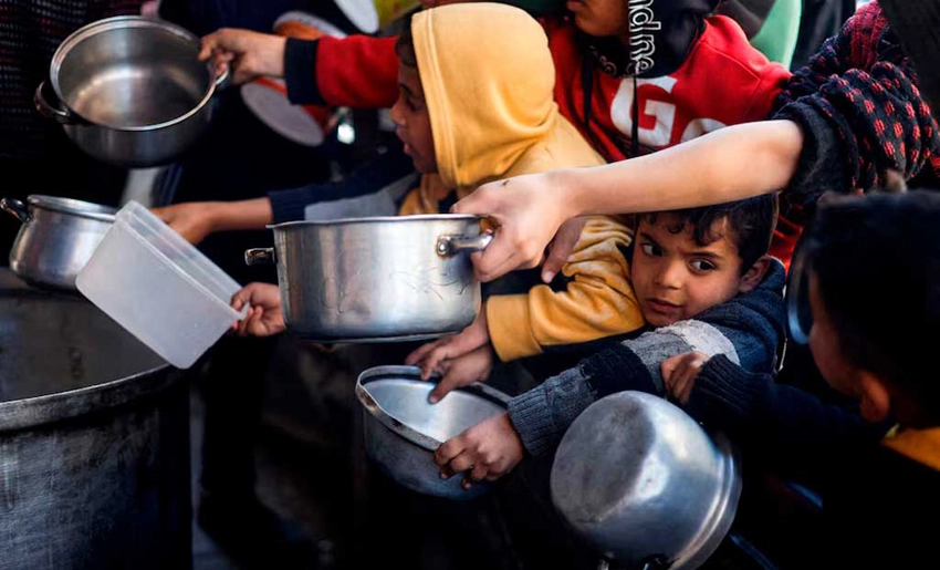 Niños, Gaza, hambruna