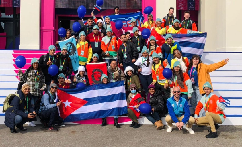 Delegación cubana, Festival Mundial de la Juventud, Rusia, 2024