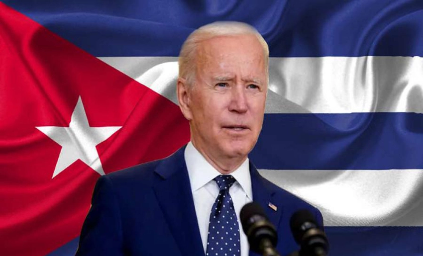 Joe Biden, Bandera cubana