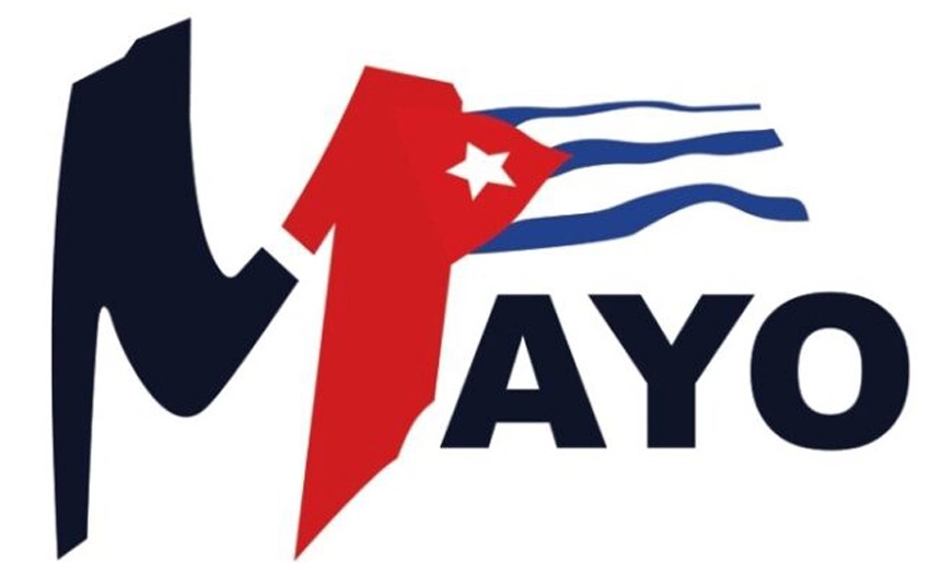 Logo, desfile Primero de Mayo, Cuba
