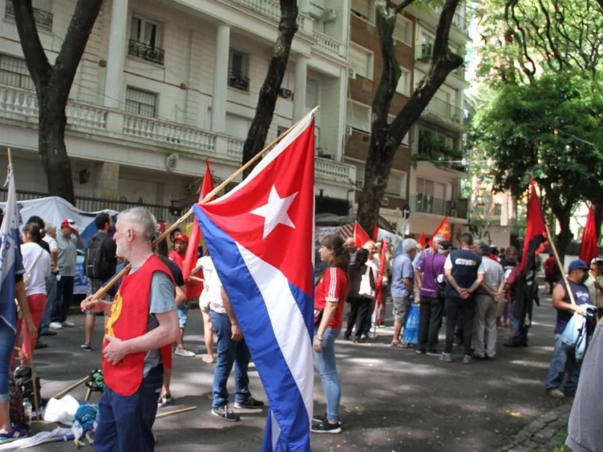 bloqueo, caravana, cuba, EEUU, presidente, solidaridad