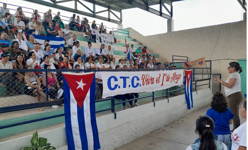 Plenaria sindicato de la salud, Holguín, Primero de Mayo