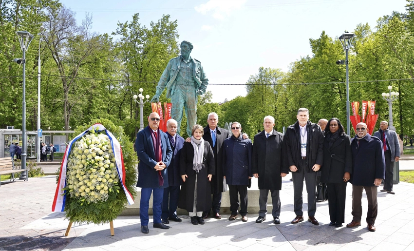 Homenaje a Fidel castro, Rusia