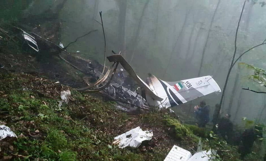 Accidente aéreo, presidente iraní