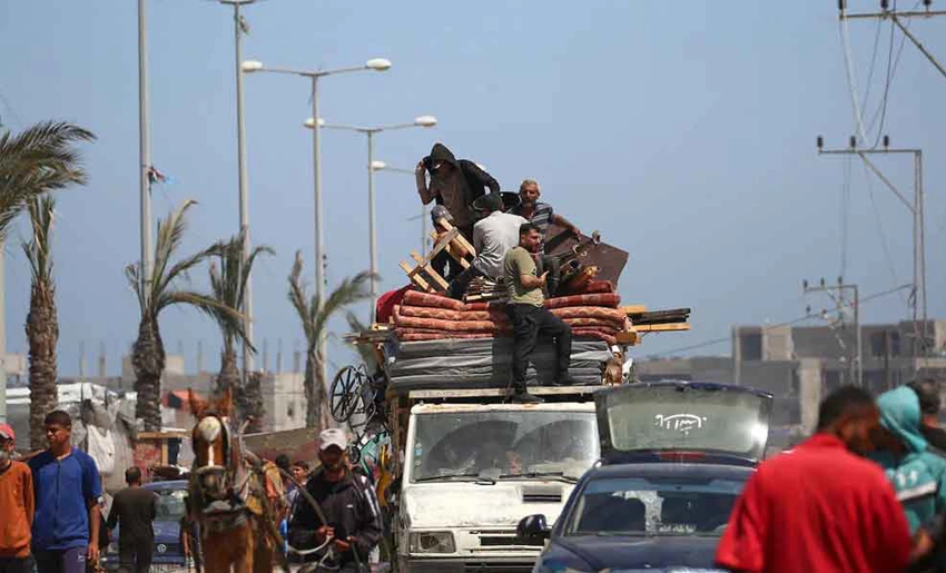 Huida de palestinos, Rafah