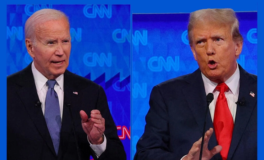 Joe Biden y Donal Trump, Primer debate presidencial