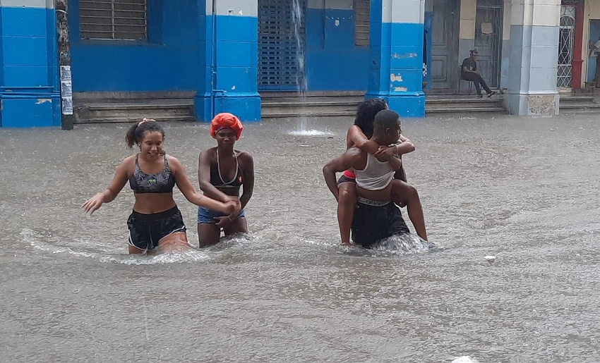 LLuvias, inundaciones, La Habana, Cuba