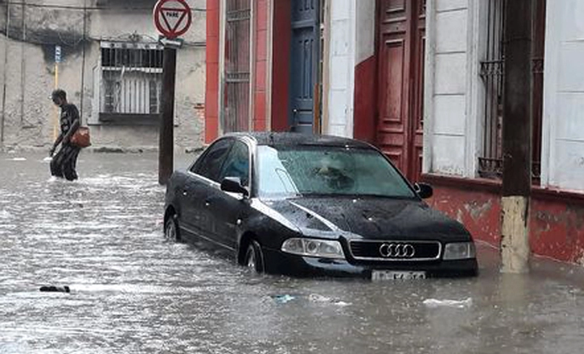 LLuvias, inundaciones, capital cubana