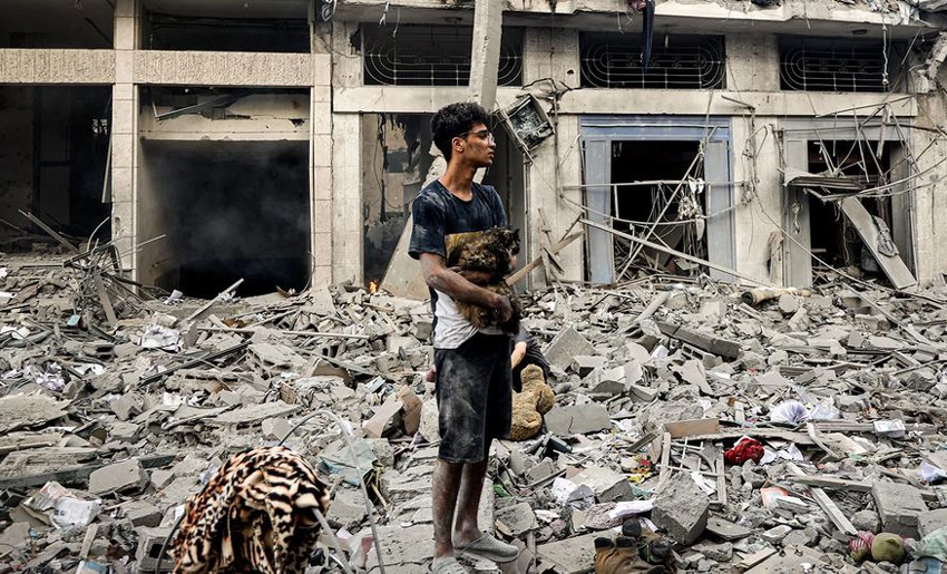 Palestinos, víctimas agresión israelí