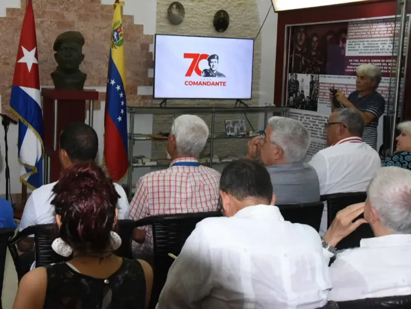 Hugo Chávez, natalicio, aniversario 70, celebración, Cuba
