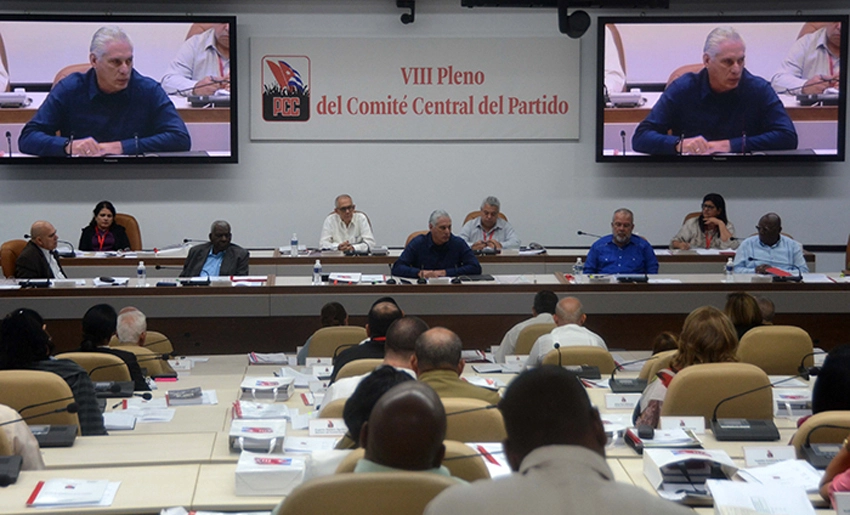 VIII Pleno del Comité Central del PCC, Cuba