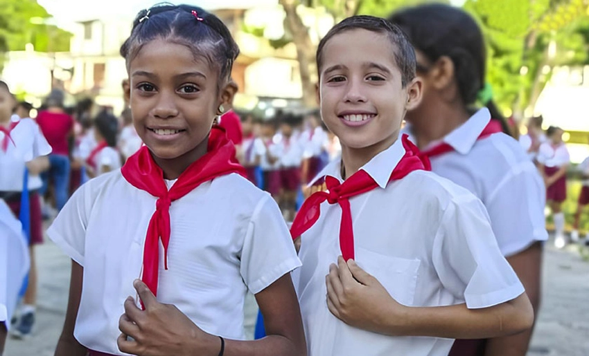 Escolares cubanos, nuevo curso escolar