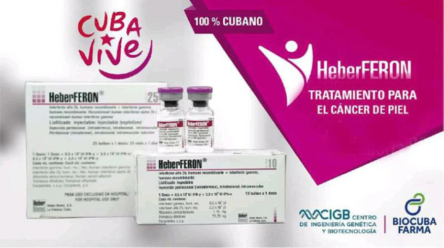 HeberFERON, tratamiento, cáncer