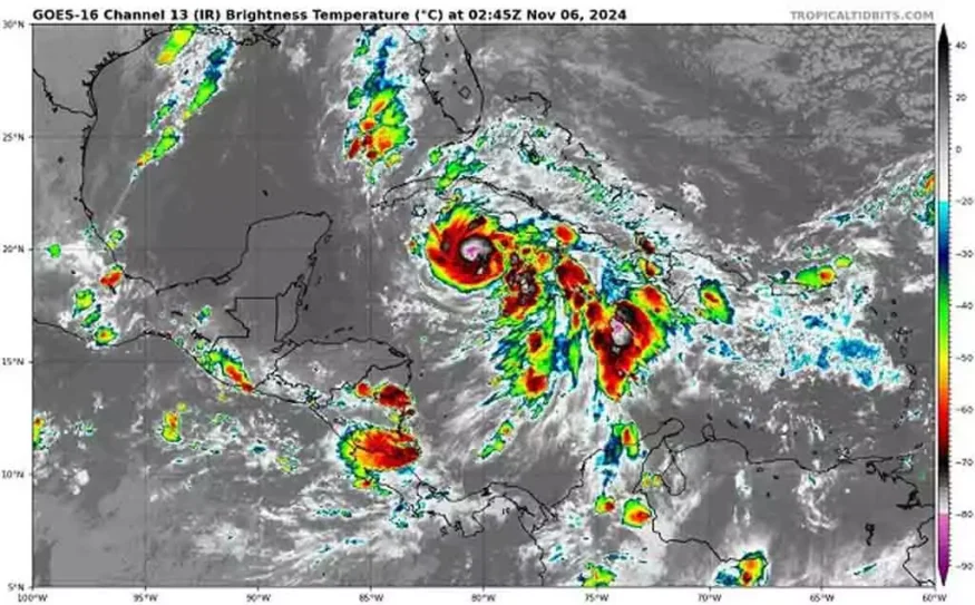 huracán Rafael, aproxima, Cuba