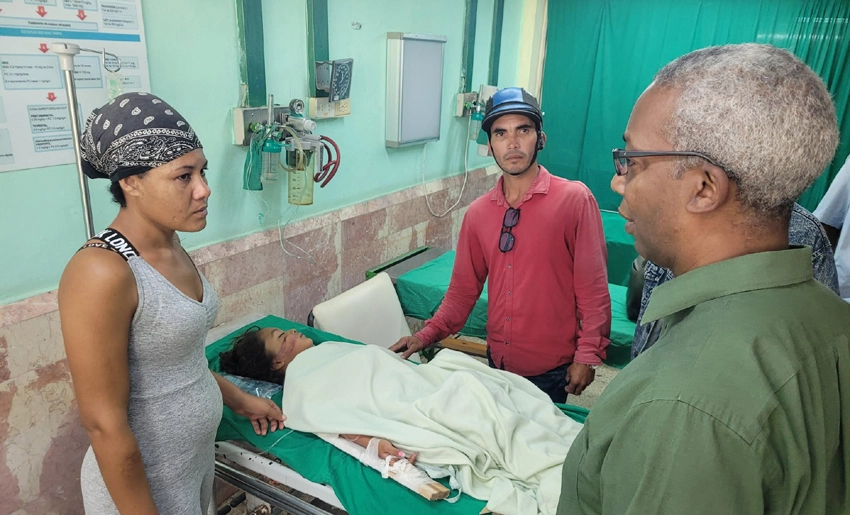 Lesionado, accidente de tránsito, Holguín