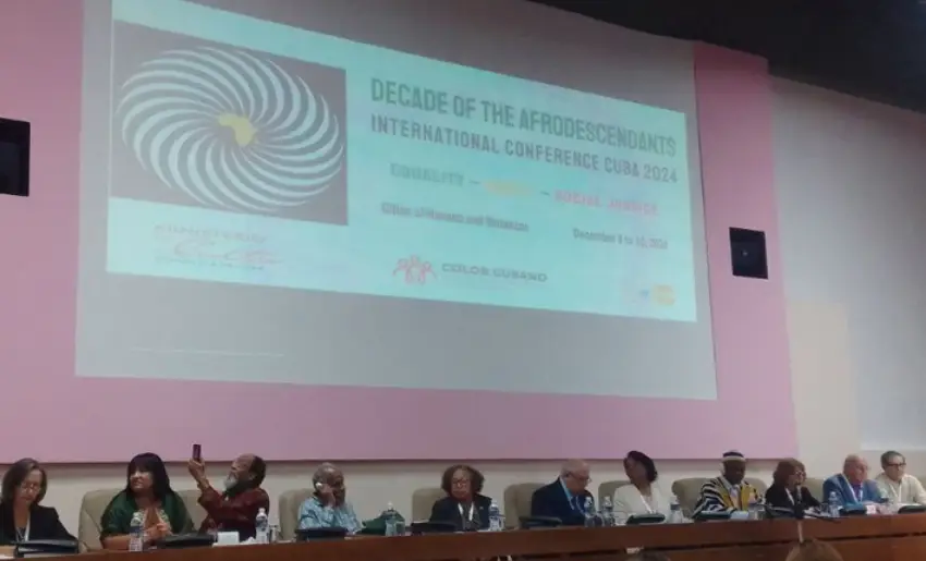 Conferencia Internacional Cuba 2024 por el Decenio de los Afrodescendientes.