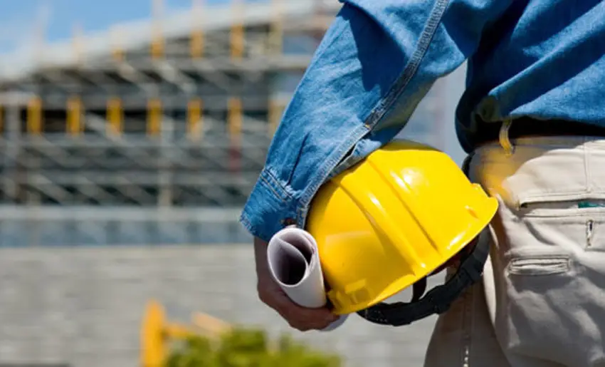 Constructor en obra