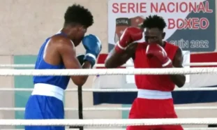 Foto: Jorge Soto (80 kg), a la derecha, es un referente de victorias para la escuadra de Holguín