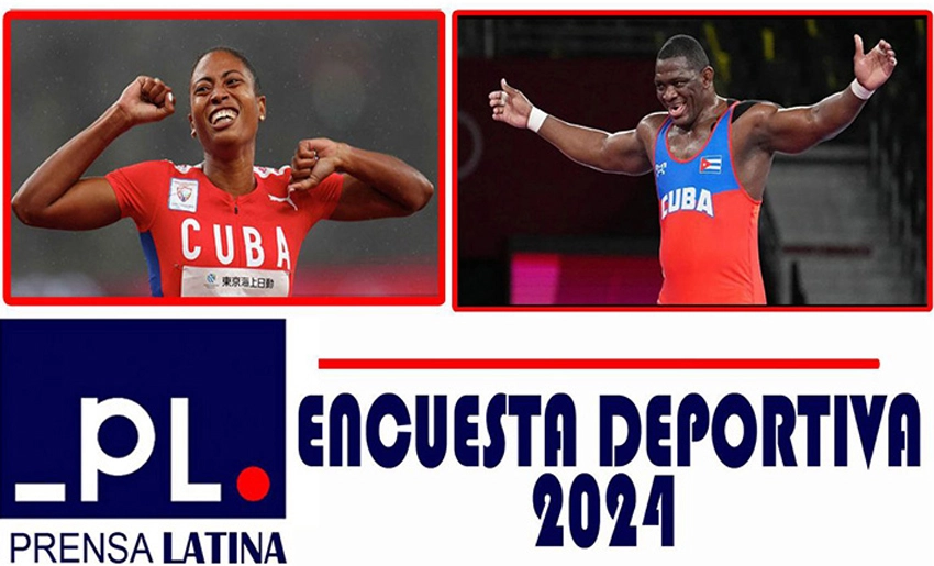Mijaín López y Omara Durand, ganadores encuesta deportiva, Prensa Latina