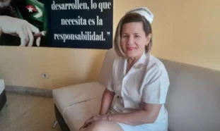 Eiliana Cruz González, enfermera