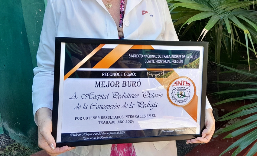Reconocimiento, sindicato de la salud, Holguín