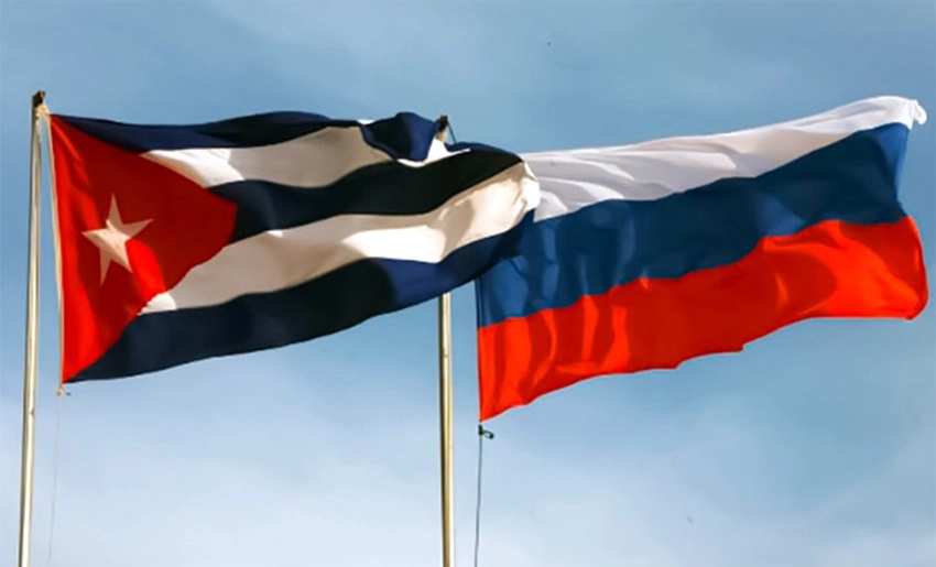 Cuba, Rusia, banderas