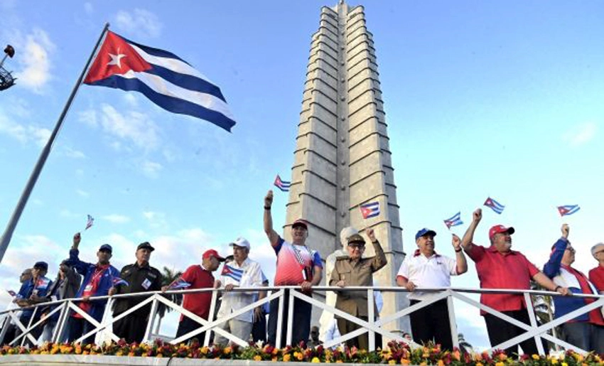 Celebración del Primero de Mayo, Cuba