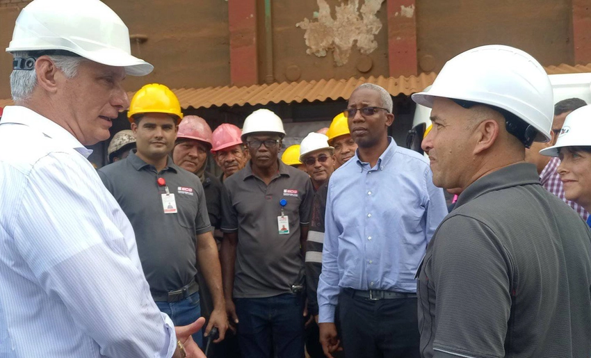 Presidente de Cuba en Moa, Holguín