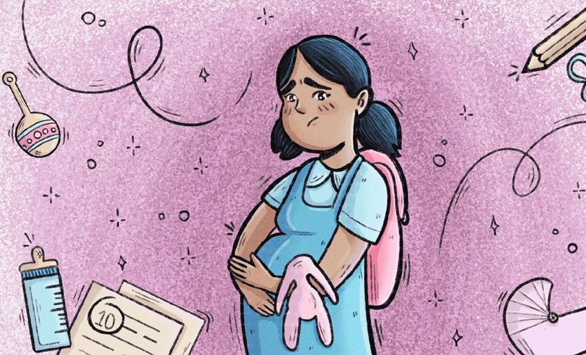 Animado, embarazo en adolescente