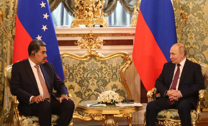 Nicolás Maduro y Vladimir Putin