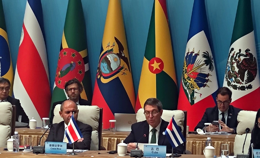 Canciller cubano, Reunión China-Celac