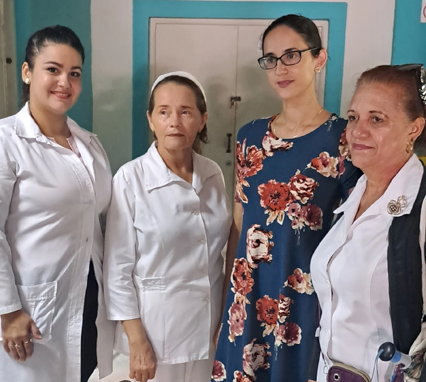 Trabajadores del Banco de leche materna, Hospital Lenin