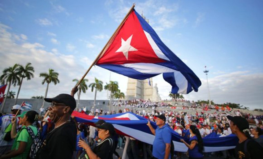 Desfile por el Primero de Mayo, Cuba