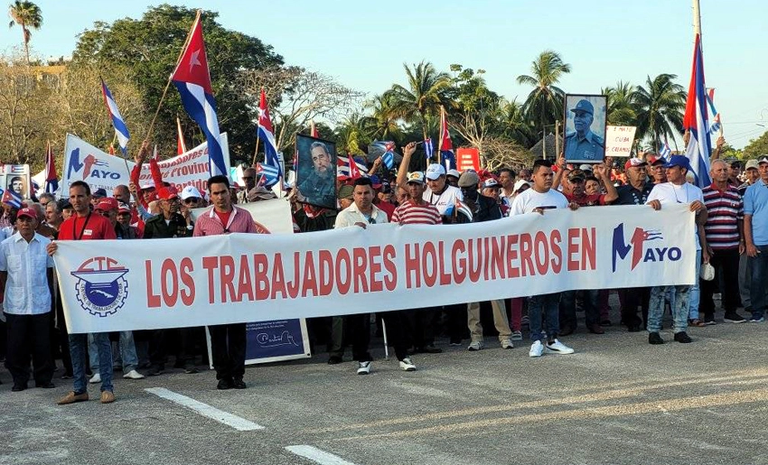 Trabajadores holguineros, Primero de Mayo